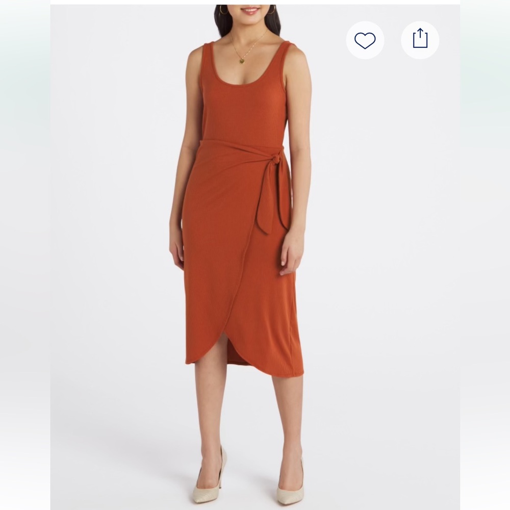 Nine Britton Amber Knit Midi Wrap Dress